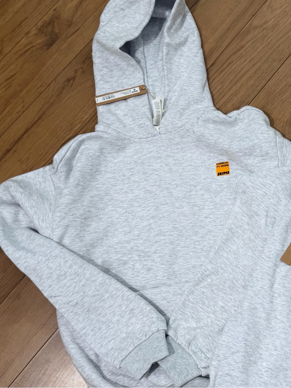 SKIMS X COMMUNITY GOODS Gray Hoodie